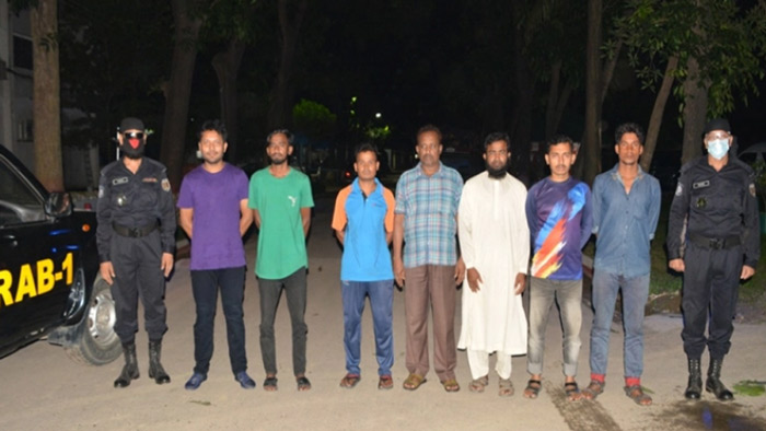 Bangladesh security officials arrest 7 members of Allahar Dal terror group